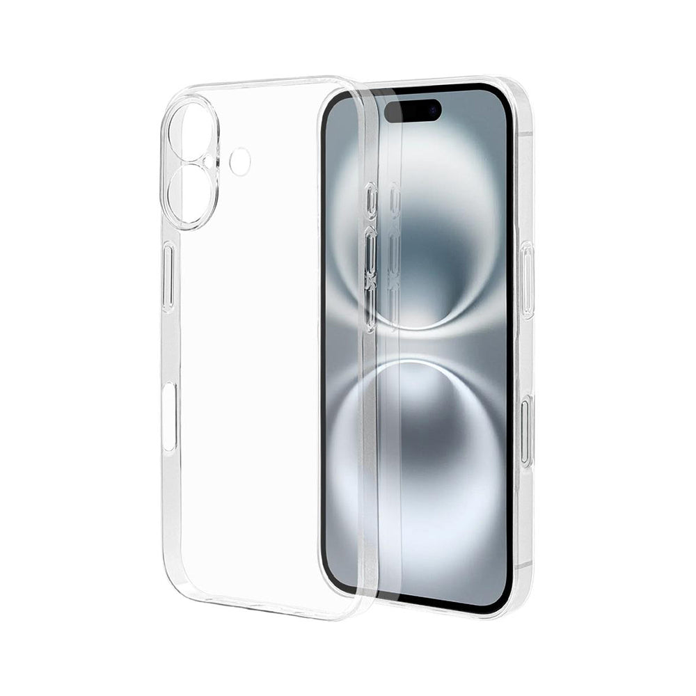 Funda Transparente Premium + Glass Screen Pro para iPhone 16 | Pack Protección Completa | Antiamarilleo | Ultrafina