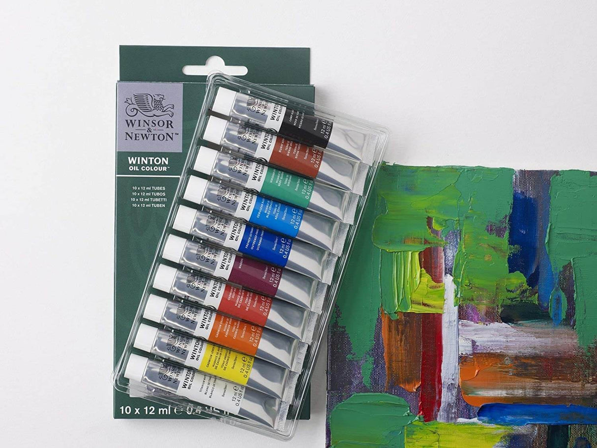 Set de Pinturas al Óleo Winsor & Newton Winton 10 x 12 ml