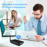 WULOO WL666 Sistema de Intercomunicadores Inalámbricos 6 Unidades Negro