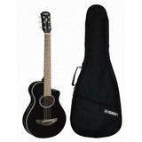 Guitarra Acústico-Eléctrica Yamaha APXT2 Negra | Mini Guitarra de Viaje | Con Corte | Incluye Funda