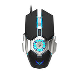 Mouse Gamer Zerodate G22 con Ventilador Silencioso y Iluminación RGB Ajustable
