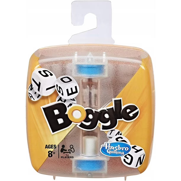Hasbro Gaming Boggle Clásico Juego de Mesa Portátil +8 Años