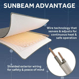 Colchón Sunbeam, manta eléctrica con conexión Wi-Fi, tamaño queen