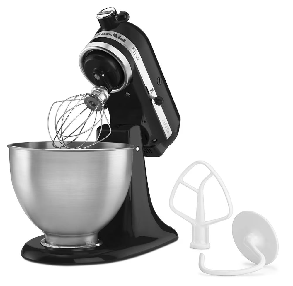 Batidora de Pedestal KitchenAid Classic 4,5 Qt K45SSOB 120V – Negro