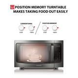 Horno Microondas Toshiba ML-EM45P 1.6 pies cúbicos 1200W Negro - 110V