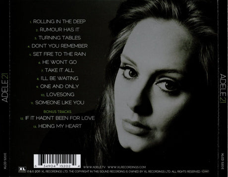 CD Adele – 21 | Álbum Original Edición Estándar