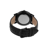 Reloj Fossil Minimalist FS5447 de Acero Inoxidable y Cuero Negro