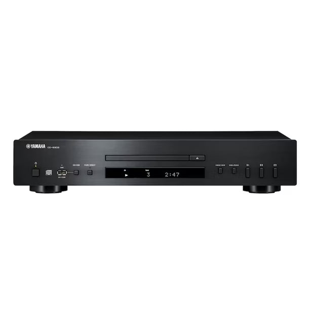 Reproductor de CD Yamaha CD-S303 Negro | Audio Hi-Fi con USB Frontal y Control Remoto 120V