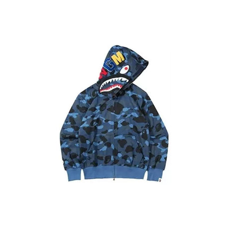 Poleron Hoodie Camuflaje capucha Tiburon