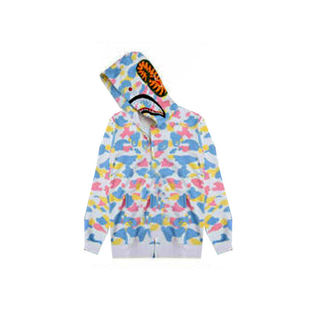 Poleron Hoodie Camuflaje capucha Tiburon