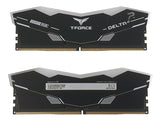Memoria RAM TEAMGROUP T-FORCE DELTAα RGB DDR5 16GB (2x8GB) 6000MHz CL38 AMD EXPO – Black
