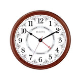 Reloj de Pared Bulova Daily C4804 | Calendario Semanal | Movimiento Silencioso