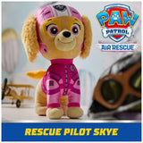 Peluche Paw Patrol Air Rescue Skye de 30 cm con mochila extraíble
