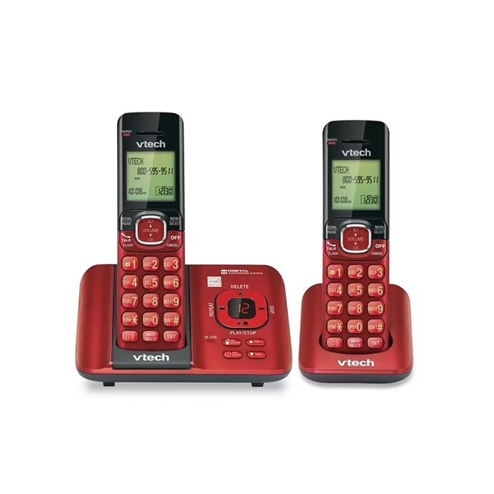 Teléfono Inalámbrico VTech CS6529-26 DECT 6.0 con Contestador e Identificador de Llamadas 110V