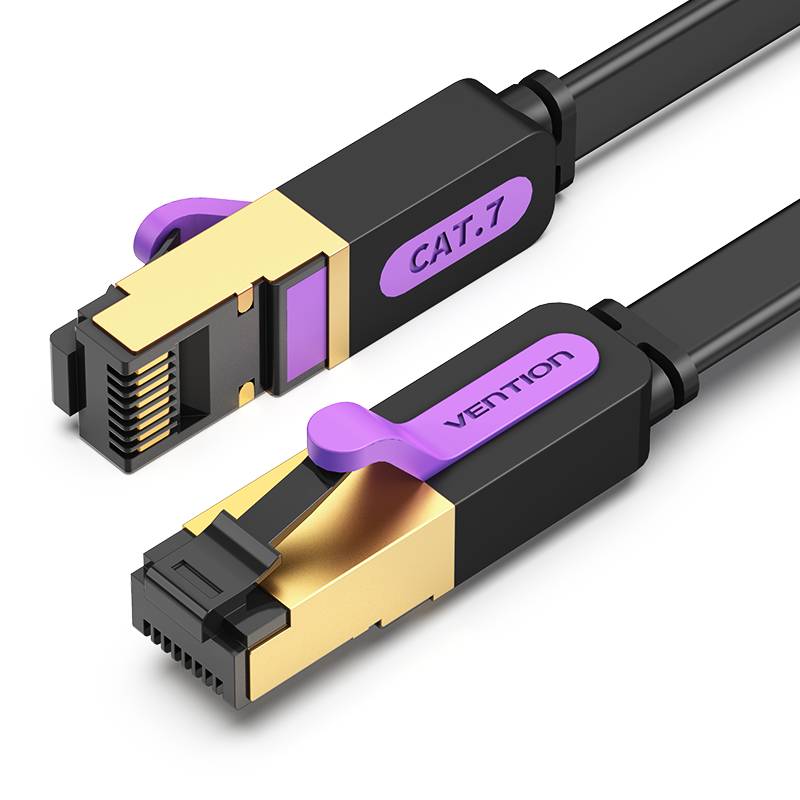 Cable Flat Red Cat7 5 Metros 10gbps Vention OPENBOX