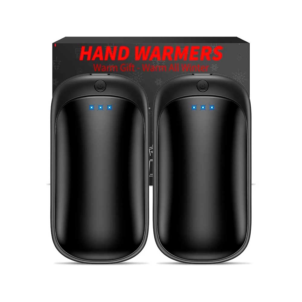 Calentadores de Manos Recargables 2 Pack – Inalámbricos hasta 131 °F