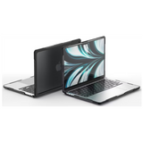 Werleo Funda Rígida MacBook Air 13,6" M2/M3 A2681/A3113 + Protector de Teclado Transparente