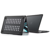 Werleo Funda Rígida MacBook Air 13,6" M2/M3 A2681/A3113 + Protector de Teclado Transparente