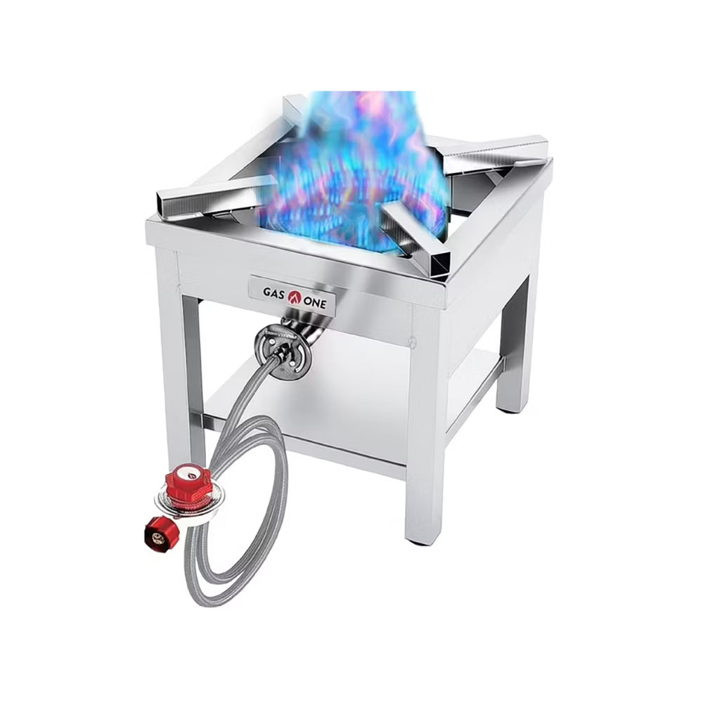 Cocina con Quemador de Propano GasOne B-5308S de Acero Inoxidable