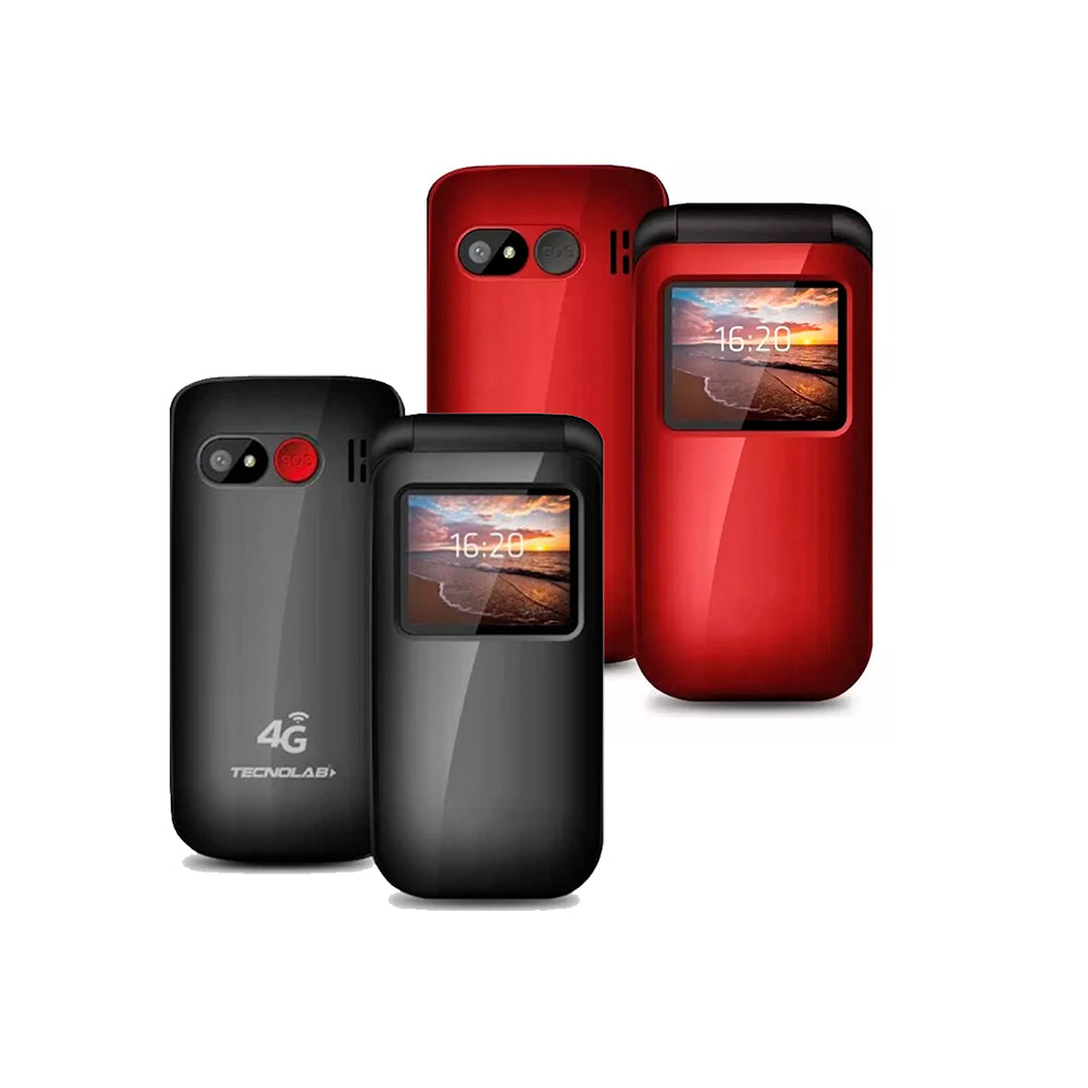 Celular Senior Tecnolab Shell Sos 4g 1.77 Pulgadas