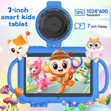 Tablet Peicheng para Niños 7" IPS 8GB RAM 32GB ROM Doble Cámara Azul