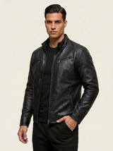 Chaqueta de Ecocuero Hombre Racing Style | Estilo Motociclista