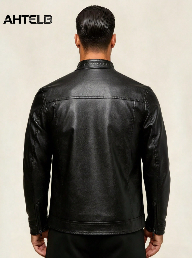 Chaqueta de Ecocuero Hombre Racing Style | Estilo Motociclista