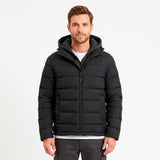 Chaqueta Acolchada Gruesa y Cálida con Capucha para Hombre | Abrigo Holgado de Invierno