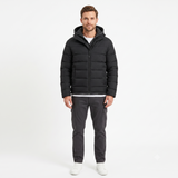 Chaqueta Acolchada Gruesa y Cálida con Capucha para Hombre | Abrigo Holgado de Invierno
