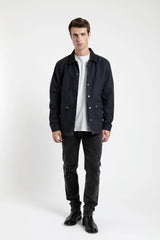 Chaqueta hombre Llanquihue waxed azul