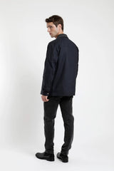 Chaqueta hombre Llanquihue waxed azul