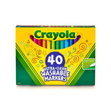 Marcadores De Líneas Finas Lavables Crayola Ultra Clean