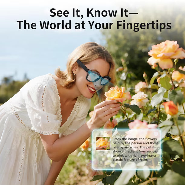 Gafas Inteligentes Sowmow M01 Pro con Cámara 8 MP y Traducción IA