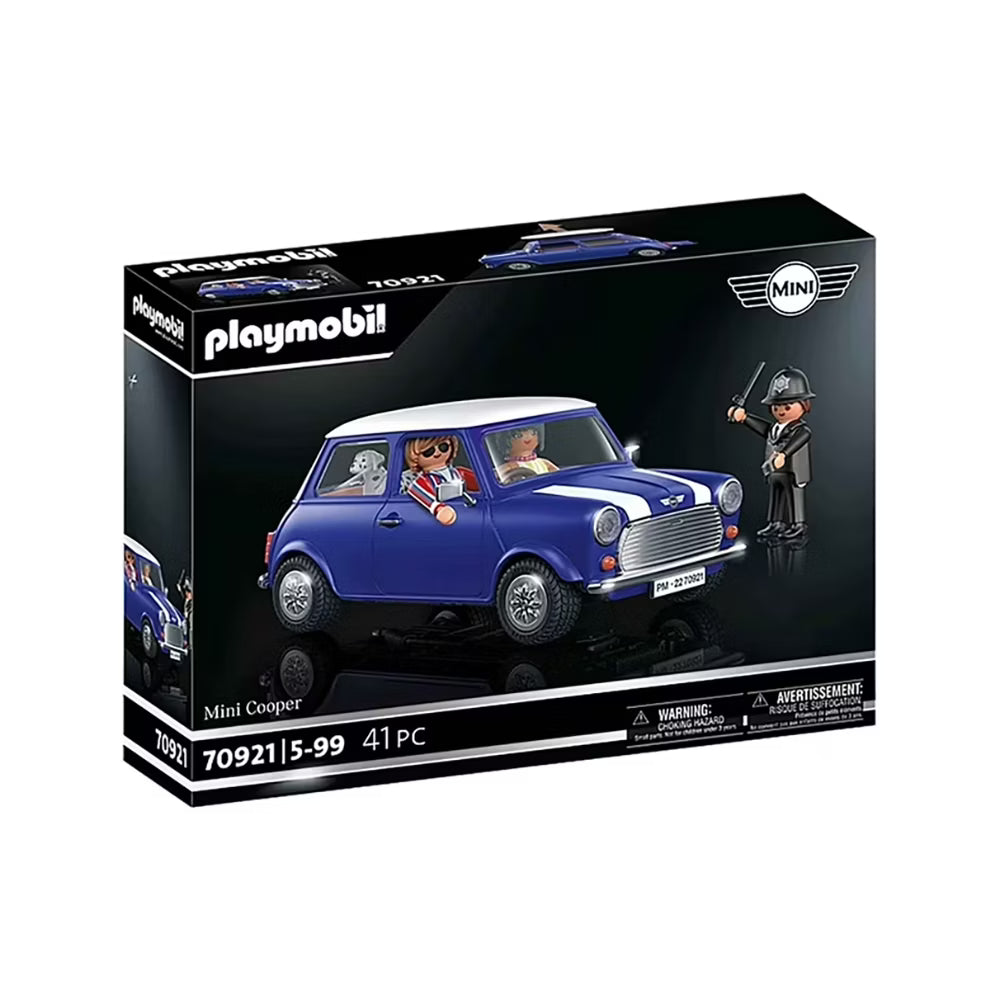 PLAYMOBIL Classic Cars Mini Cooper 70921 – Coche Clásico con Figuras y Accesorios