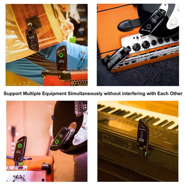 SWIFF High-Grade Sistema Inalámbrico para Guitarra 100 Canales UHF Recargable