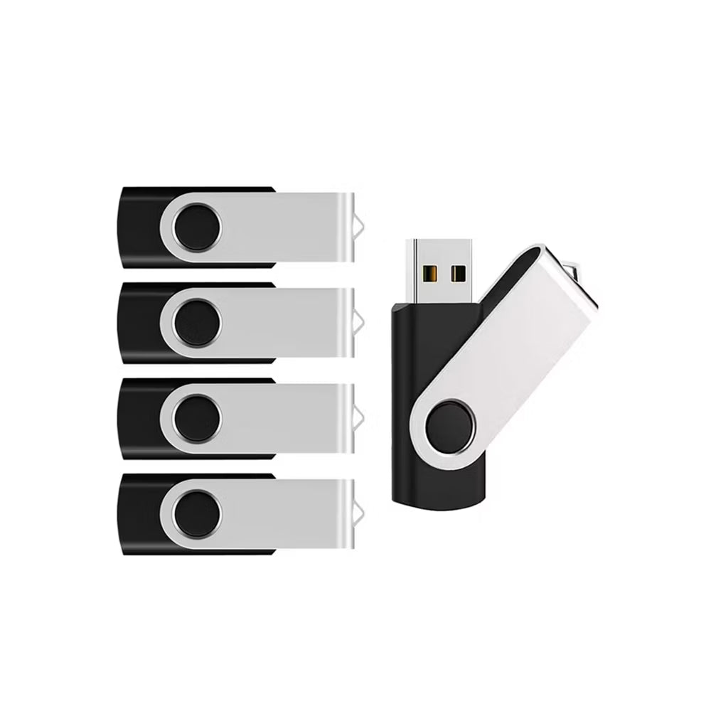 Pack de 5 Unidades, Pendrive de 64 GB Memoria USB Metálico USB 2.0