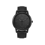 Reloj Fossil Minimalist FS5447 de Acero Inoxidable y Cuero Negro