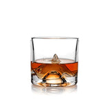 Juego de 2 Vasos para Whisky Liiton K2 de Cristal Pesado Nepalés