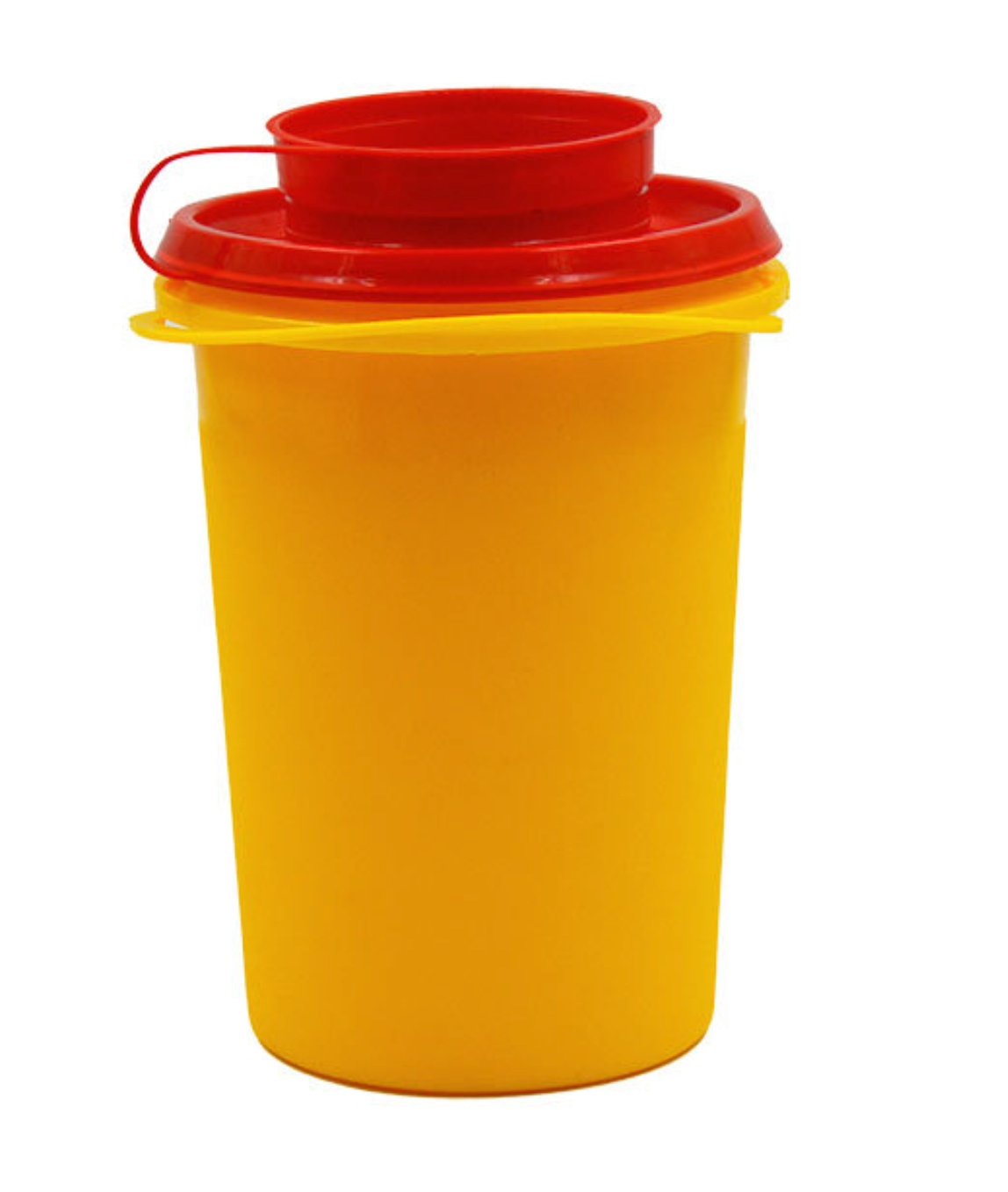Pack de 3 Contenedores para Cortopunzantes Biohazard 1 Litro Redondos