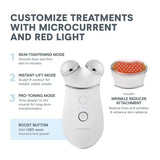 Dispositivo facial NuFace TRINITY+ para terapia de luz roja LED