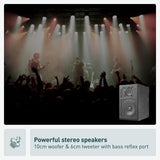 Panasonic SC-PM700PP-K Sistema Estéreo 80 W RMS con CD, Bluetooth, USB y Radio FM – 120 V