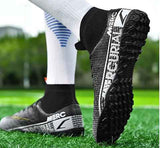 zapatillas de futbol hombre-negro