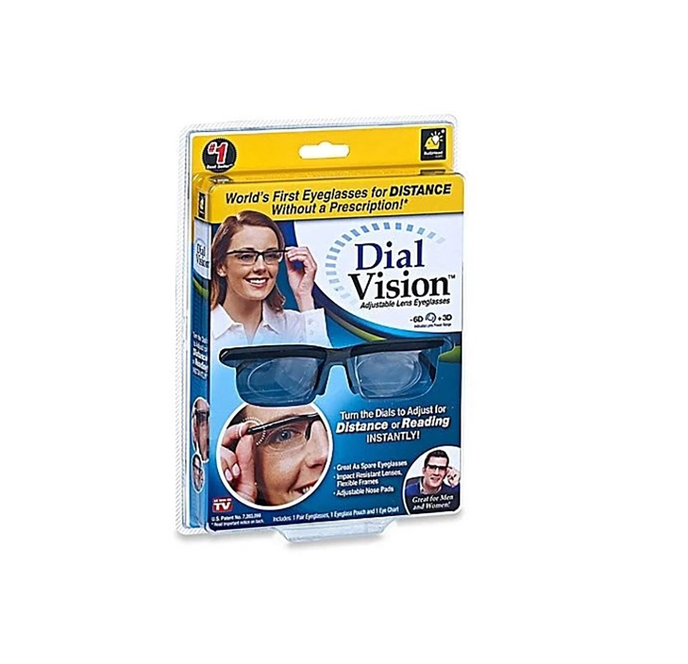 Lentes Ajustables Dial Vision | Enfoque Variable para Lectura y Distancia Sin Receta