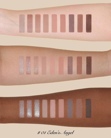 Flower Knows Little Angel Collection | Paleta de Sombras 9 Colores 01 Eden's Angel | 10.5 g