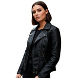 Chaqueta Mujer Eco-Cuero Sintético Color Sólido Multicolor | Estilo  Urbano Vintage