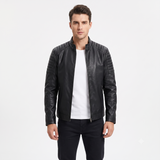 Chaqueta de Ecocuero Hombre Vintage | Estilo Motociclista Urbano