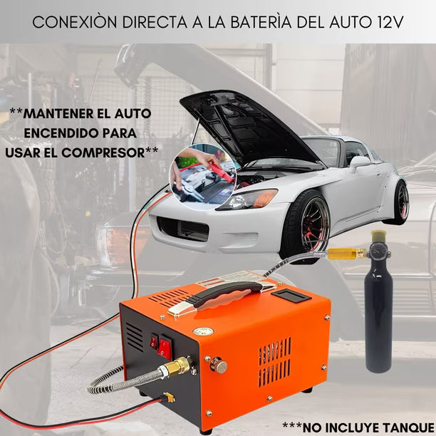 Compresor de Aire PCP 4500 PSI 30 MPa 12V / 120V