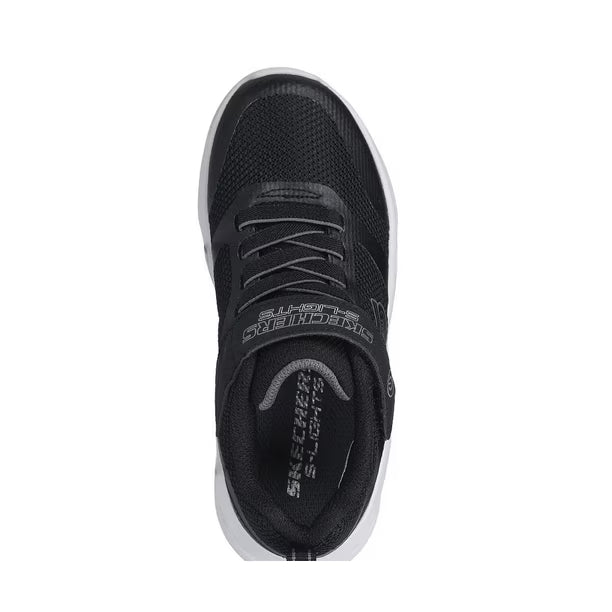 Zapatillas Skechers S-Lights® Meteor-Lights Niño | Luces LED | Negro/Gris