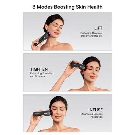 Dispositivo Facial Inia Microcurrent 3 En 1 Para Terapia
