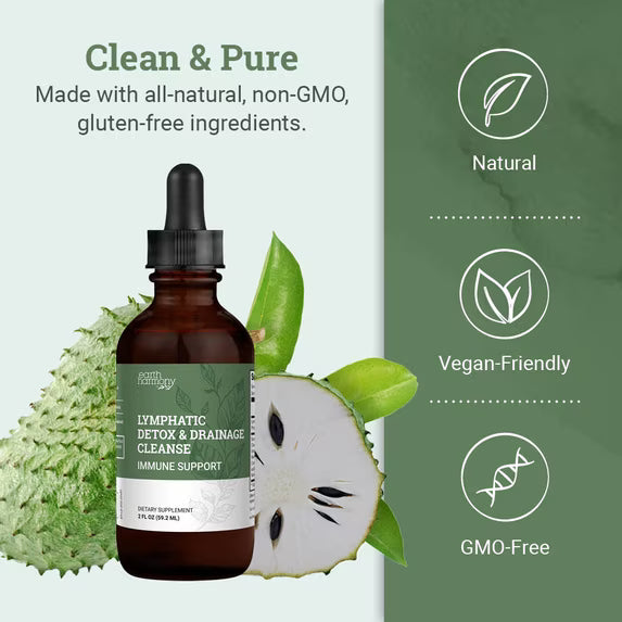 Gotas Lymphatic Drainage Detox Cleanse 59 ml – Suplemento Líquido